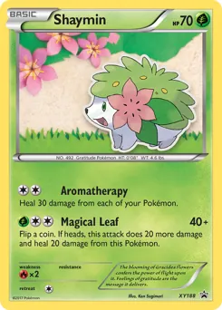 XY Black Star Promos Shaymin Pokémon card